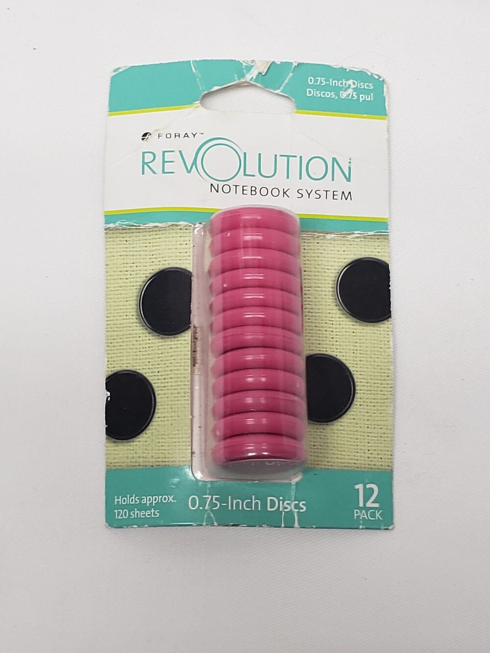 Foray Revolution Notebook System 12 - 0.75 in Discs Pink
